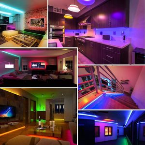 Smart RGB Music <strong>LED</strong> Strip <strong>Light</strong> with SMD <strong>5050</strong> RGB Bluetooth Intelligent APP 44 Key Remote Control 5V 12V <strong>LED</strong> <strong>Light</strong> Strip