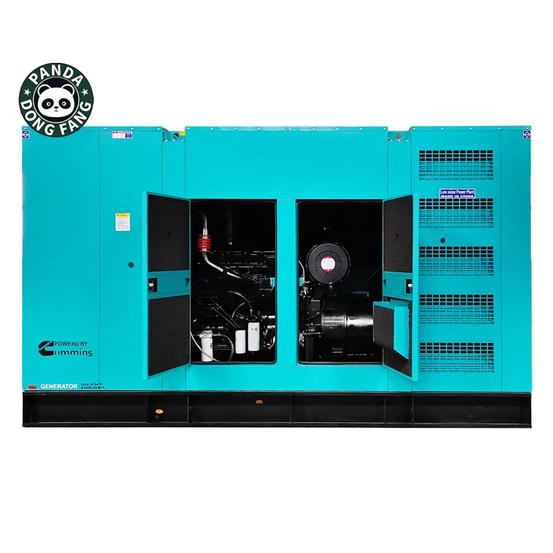 Ats ile Yangdong motoru ile Panda 20KW/25KVA 220V/380V/50Hz tek üç fazlı sessiz dizel jeneratör seti 4 silindir