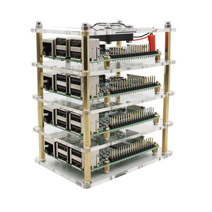 Raspberry Pi 4 modello B 1-5 strati custodia protettiva in acrilico trasparente per Raspberry Pi 3 modello B +(plus) / 3B / 2B / B + - Product Image 3