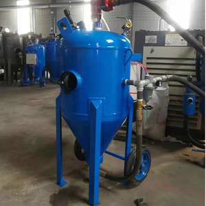 Kum kumlama makinesi için yüksek basınçlı kumlama tankı tozsuz kumlama makinesi rulo - Product Image 3
