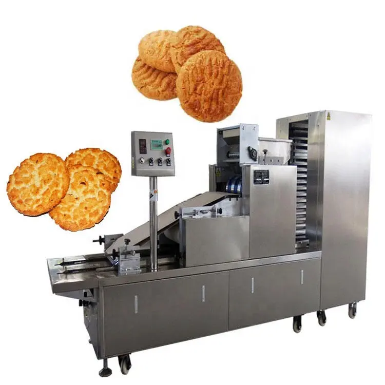 Set automatico di biscotti con gocce di cioccolato depositante pressa macchina per la produzione di biscotti