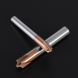 Sert alaşımlı çelik için 4 kenarlı yivli dairesel ark açısı NC aracı için 55 derece tungsten iç R freze kesicisi - Product Image 2