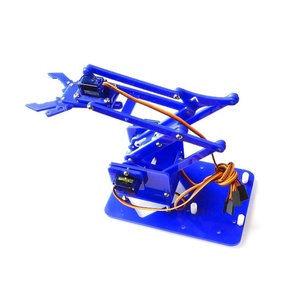 4 Dof Un-assemblaggio Robot meccanico acrilico manipolatore artiglio per Arduino Robot braccio fai da te Kit Robot programmabile Starter Kit