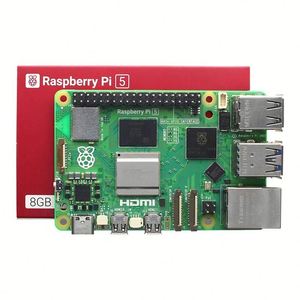 Python programlama ve AI için 8GB anakart ile 5th nesil ahududu Pi 5B/4B geliştirme kurulu kiti