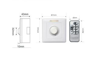 Yüksek gerilim uzaktan IR kumanda LED karartıcı kontrol cihazı 90V ~ 240V tuşları ile 10A pwm sinyali 0-10V akıllı dimmer için LED - Product Image 4