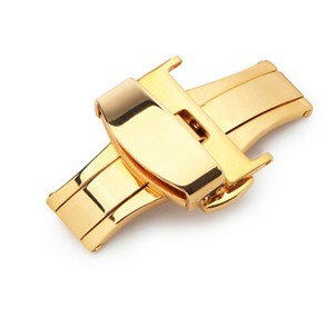 16 18 20 22毫米自动开启蝴蝶扣双扣全闪耀蝴蝶展开表扣 - Product Image 3