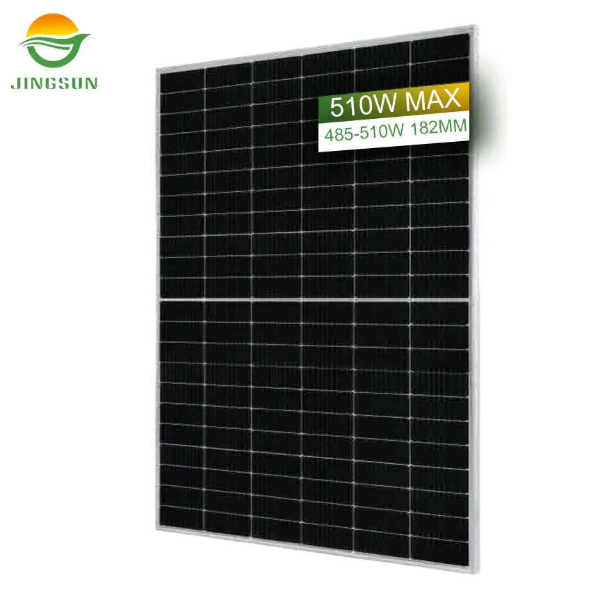 Jingsun 핫 세일 유리 태양 전지 패널 태양 에너지 패널 시스템 485 와트 490 와트 495 와트 500 와트 505 와트 510 와트 와트 태양 전지 패널