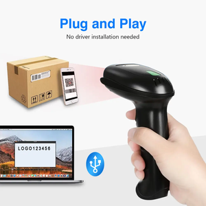 Venta al por mayor de fábrica Lector de código de barras QR Sistema inalámbrico Android IOS Manos libres 2D 2,4G Escáner de código de barras inalámbrico Blue Tooth - Product Image 3