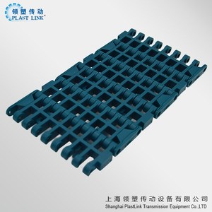 PL 1000 düz ızgara modüler kemer ile Positrack için depolama şişesi makine POM PP plastik şişeler cam taşıma konveyör - Product Image 3