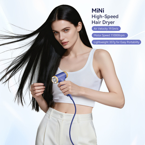 Mini Nhỏ Gọn Máy Sấy Tóc Tốc Độ Cao Công Nghệ Ion DC Động Cơ 800W Điện Nhiệt Bảo Vệ Hoạt Động Im Lặng Có Thể Gập Lại Thiết Kế Cho - Product Image 2