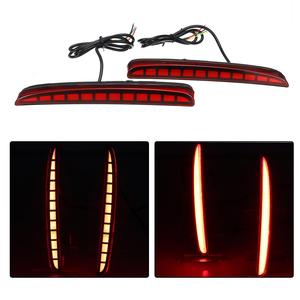 类型-R红色透镜LED后保险杆灯制动反射器，用于本田思域2016-2019 - Product Image 2