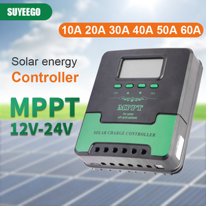 SUYEEGO 12 В 24 В Auto 10A 20A 30A LCD PWM литий-ионный Контроллер заряда солнечная панель цена для Mppt контроллер солнечного заряда - Product Image 2