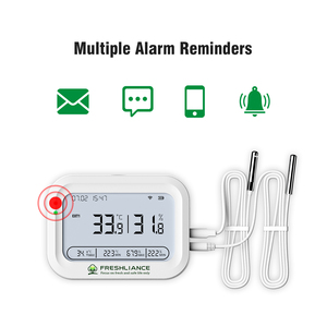 Multiuso Wifi Temperatura Humedad Sensor Inalámbrico Temperatura Humedad Registrador de datos para almacenamiento