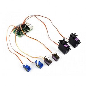 Cappello Servo Driver Waveshare per kit di pannelli di espansione I2C Raspberry Pi, a 16 canali, 12 bit