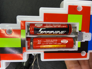 <strong>LED</strong> 45cm Flashing Wave Mosaic Gun &amp; <strong>Wind</strong> <strong>up</strong> Pixel Gun With Music and Light Flashing Space Blaster Gun Outdoor Game - Product Image 6