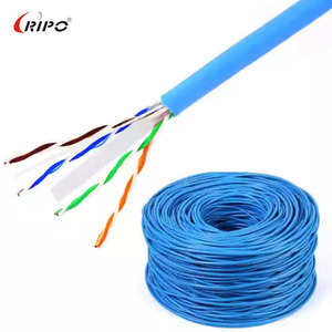350M/1000FT 24AWG UTP CAT5Eギガビットネットワークケーブル4芯ファイバーRJ45コネクタ裸銅ルータースイッチセットアップ認証CCC