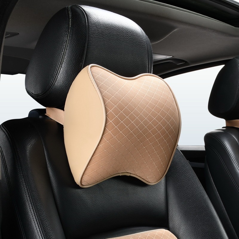 piccolo poggiatesta in stile mesh, beige accogliente
