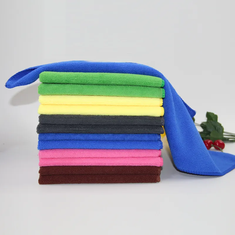Car Wash Soft Microfiber Towel Drying Cloth Hemming Wash Towel Duster Household Auto Cleaning Supplies