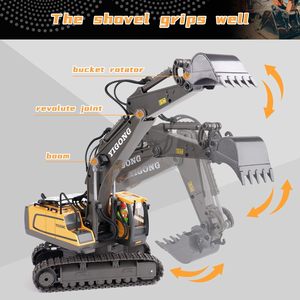 เครื่องขุดและวิศวกรรม RC 1/20เครื่องควบคุมวิทยุ11CH 2.4GHz โมเดลของเล่นสำหรับเด็ก - Product Image 4