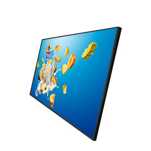 20mm Super Thin High Bright 400-700 <strong>Nits</strong> 43&quot; Inch <strong>LED</strong> LCD Monitor with Metal Casing and WIFI Android OS for Ads Signage Display - Product Image 1