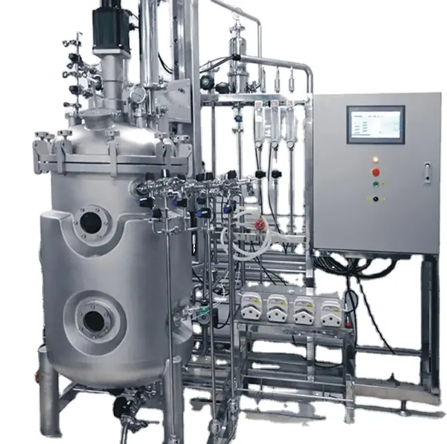 Fermentador de bacterias 2000L para la producción de antibióticos Mini fermentador de plantas de etanol, reactor de fermentación