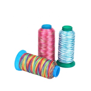 הסיטונאי ידידותי לסביבה 150d/3 210d/2 x45 עקשן גבוה קשת צבעוני פוליאסטר חריץ חוט תפירה עבור נעלי עור