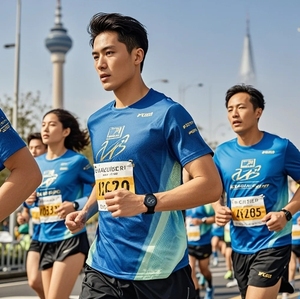 クイックドライフィットCoolmaxプロモーションカスタムポリエステルマラソンスポーツランニング染料昇華Tシャツ