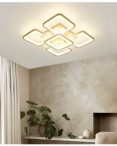 Modern Minimalist Indoor Living Room Dimmable Ceiling Light Elegant Different Flower Shape <strong>Designer</strong> <strong>Led</strong> Ceiling Lamp - Product Image 4