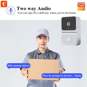 Tuya HD 1080P inteligente timbre inalámbrico de largo alcance Cámara visión nocturna WIFI Visible IP intercomunicador puerta de seguridad teléfono para el hogar - Product Image 4
