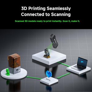 CR-<strong>Scan</strong> Otter <strong>3D</strong> Scanner for <strong>3D</strong> <strong>Printing</strong> Reverse Engineering, Handheld Scanner with 0.02mm Accuracy up to 20FPS Scanning Speed - Product Image 6