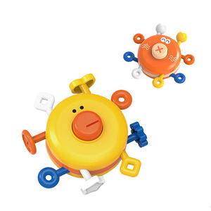 New Design Baby Early Educational Activity Cube With Bb Sound Finger Exercise Push Pull Finger Game <strong>Toy</strong> - Product Image 1