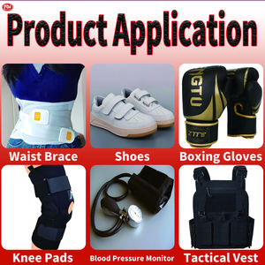 10 ס "מ רחב במיוחד דבק ניילון, סרט לולאה, וו צבעוני & ערימה עבור שקיות הלבשה - Product Image 6