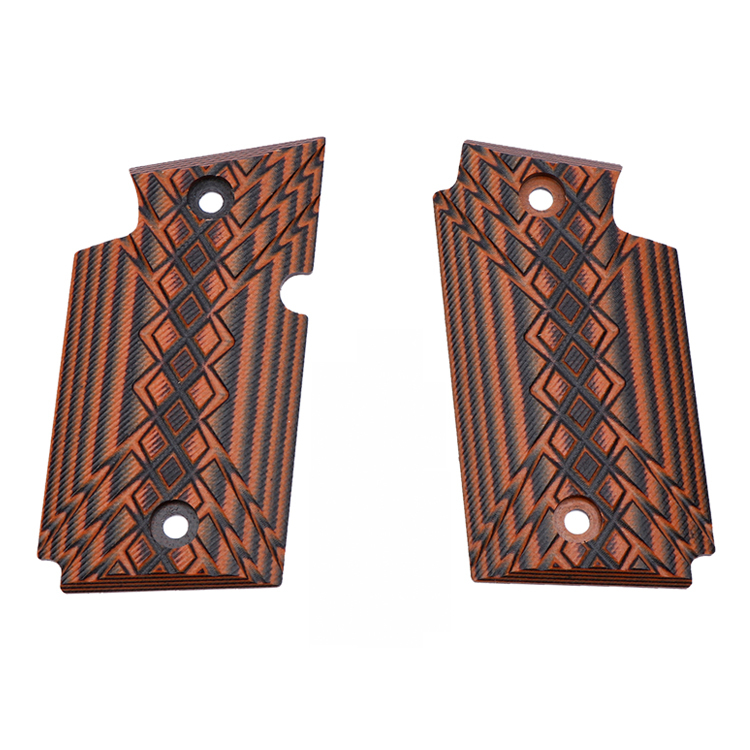 Crosshatch arancione/nero