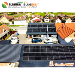 Bluesun Governmant программа солнечной панели 720 Вт моно двойной стеклянный модуль PV комплект солнечной панели для дома - Product Image 6