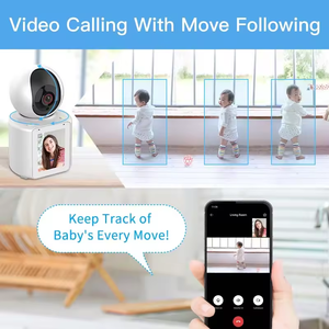 2024 New 3mp Smart Baby Monitor <strong>Camera</strong> <strong>with</strong> 2.8 Inch Screen <strong>Display</strong> Type-C Connection - Product Image 5