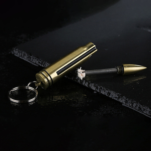 Toptan Mini metal mermi şekli çakmaktaşı maç çakmak anahtarlık mermi şekli çakmak - Product Image 6