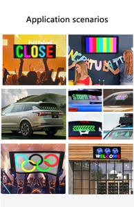 Programmier bare LED-Schilder Flexibles LED-Display Vollfarb-Scrolling-LED-Display Hoch helle Shop-LED-Werbetafel - Product Image 6
