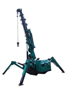 CE Mini laba-laba perayap derek Lift kerekan kaca tirai dinding pendukung teleskopik disesuaikan laba-laba kecil derek - Product Image 2