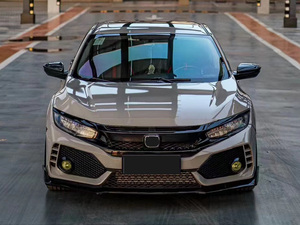 Araba aksesuarları ön ÖN TAMPON Grille için HONDA CIVIC 2016-2022 10th yükseltme tipi R ön tampon vücut kiti