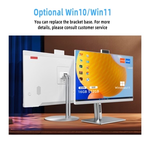 工場23.8インチAIO PCビジネスゲーム用バックボーンコンピュータデスクトップI3 I5 I7プロセッサタッチスクリーン1台のコンピュータのすべて - Product Image 2