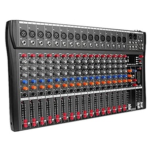 16-Channel Studio Audio Mixer-48V Power, <strong>RCA</strong> <strong>Input</strong>/<strong>Output</strong> for Professional and Beginners Dj Controller/audio Console Mixer - Product Image 1