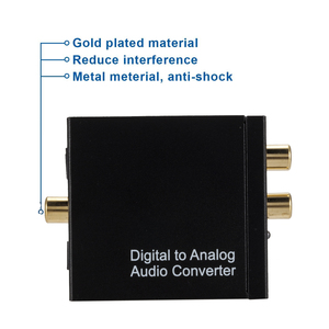 DAC <strong>Digital</strong> SPDIF Optical to <strong>Analog</strong> L/R RCA <strong>Converter</strong> Toslink Optical to 3.5mm Jack Adapter <strong>Digital</strong> to <strong>Analog</strong> Audio <strong>Converter</strong>
