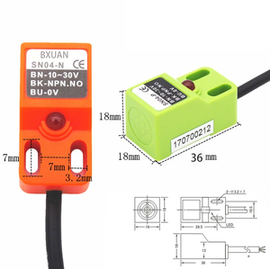Small Volume Square <strong>Inductive</strong> <strong>Proximity</strong> <strong>Sensor</strong> SN04 DC Two-Wire NO Metal Limit Switch - Product Image 3