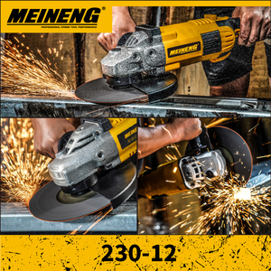 MEINENG 230-12 2600W 7"/9" Grinding Wheel 220v <strong>Big</strong> Angle <strong>Grinder</strong> 180mm/230mm