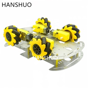 Mecanum Wheel Omni direktion ales Roboter-Auto-Chassis-Kit mit 4-teiligem TT-Motor für Arduino für Raspberry Pi DIY-Spielzeug teile