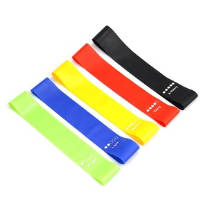 Multi-color Durable Silicone Fitness Workout <strong>Elastic</strong> <strong>Exercise</strong> <strong>Loop</strong> Resistance Band - Product Image 5