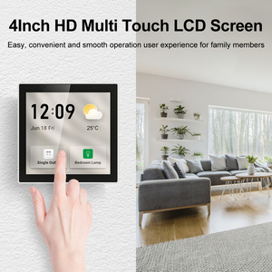 2025 Hot 4'' EU Tuya Zigbee Gateway Smart <strong>Home</strong> Switch Panel Smart <strong>Home</strong> <strong>Automation</strong> Control <strong>System</strong> for Remote Control Tuya Devices - Product Image 2