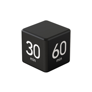 2022 New Design Cube Schwerkraft-Timer LED Small Display Countdown Küchen-Timer für Zeit management