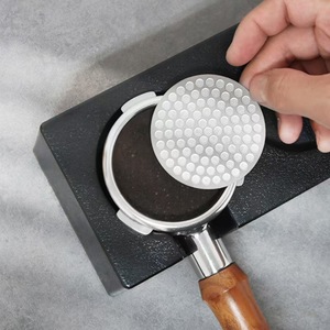 Paslanmaz çelik ikincil su ayırma ağ kazınmış filtre 58.5 toz kase ekstraksiyon filtre çift katmanlı kahve filtreleri - Product Image 3
