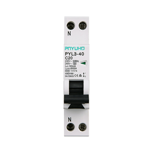 高品質aタイプ25 Amp RCBO 6KA 1P + N 30mA曲線C残留電流作動回路ブレーカーミニチュア回路ブレーカー - Product Image 1